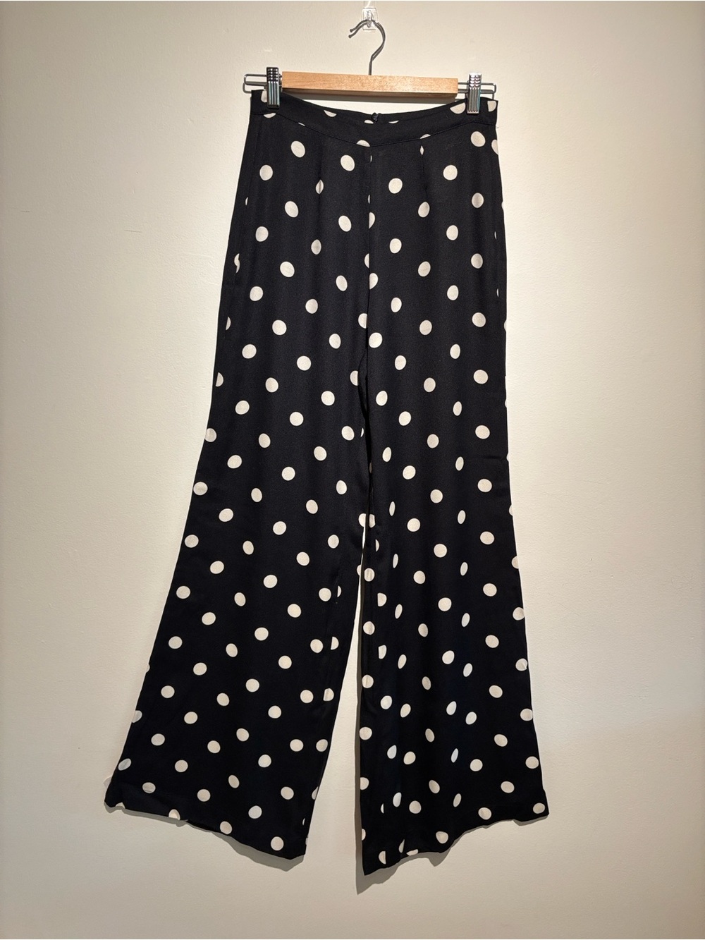 Reformation Polka Dot Wide Leg Pants - Picture 3 of 9